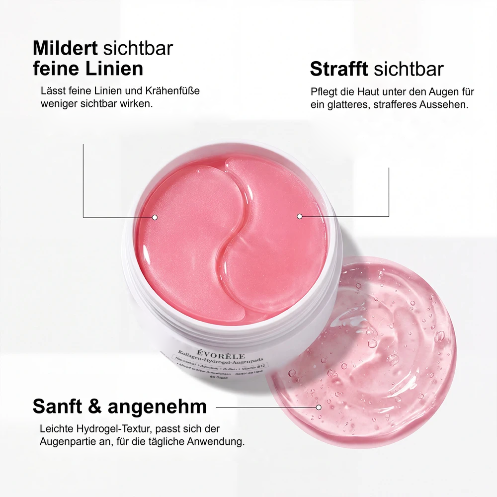 Évorèle Kollagen-Augenpads (60 Stück) – Bild 2