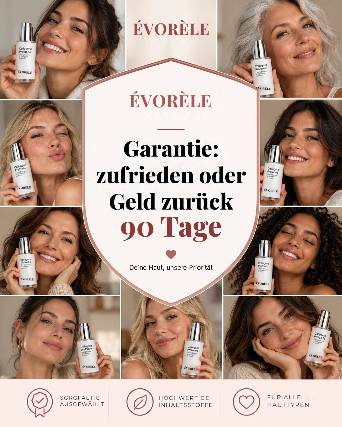 Évorèle Geld-zurück-Garantie